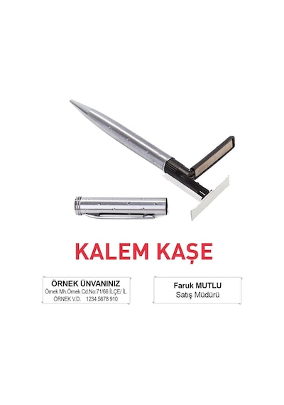 Kalem Kaşe - Kişiye Özel Kalem Kaşe