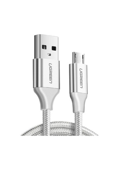 Ugreen Micro Usb Örgülü Data Ve Şarj Kablosu Beyaz 1 Standart 24469048