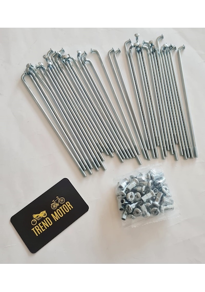 4mm X 183 Jant Teli - 36lı Poşet - 19 İnç Cg Çita Agk Motosiklet