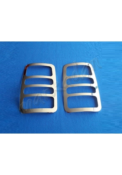 Vw Caddy Krom Stop Çerçevesi 2004-2014 2 Parça Paslanmaz  Çelik