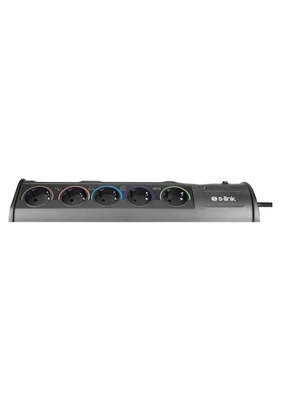 S-link Swapp SP10AF 1.5 MM USB Type-C 2.1A/5V 16A 250V 3680W 10'lu Kablolu Akım Korumalı Priz 3 M