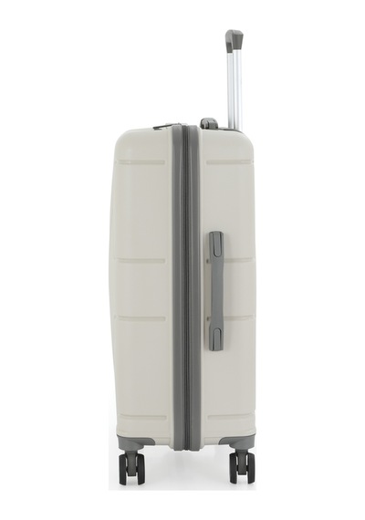 Mçs Group Mçs Polipropilen Valiz V375 65 Cm S23sy100000165 00424 Kemik - Gri