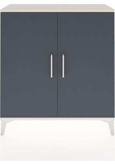 Arges Şifonyer 2 Kapaklı 88x30x96 Aytaşı-antrasit Aytaşı