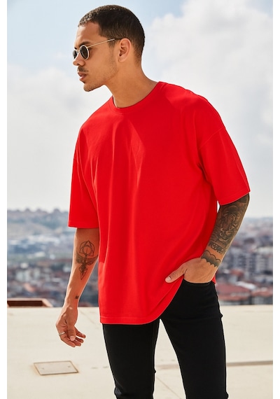 Oversize T-shirt Kirmizi