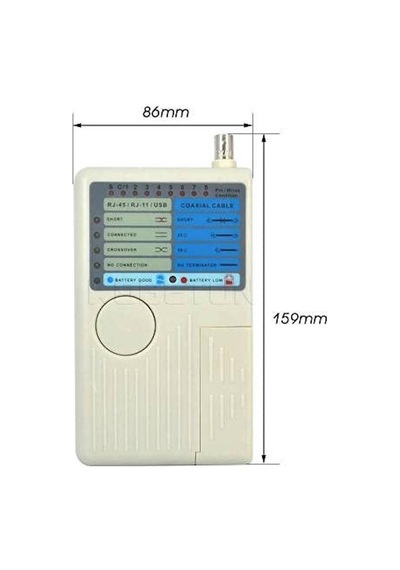 Kaliteli Kablo Test Cihazı Usb+bnc+rj45+rj11 Remote Cable Tester