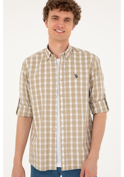 U.s. Polo Assn. Erkek Açık Haki Gömlek Desenli 50288665-vr183 Açık Haki U.s. Polo Assn. Erkek Açık Haki Gömlek Desenli 50288665-vr183 Açık Haki