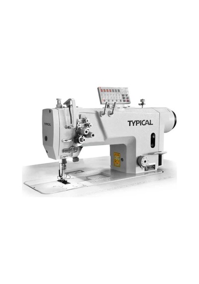 Typical Gc-9420-md3 Çift İğne Küçük Mekik İptalsiz İplik Kesicili Kilit Dikiş Mikro Yağlamalı Direct Drive Orta Mat İçin