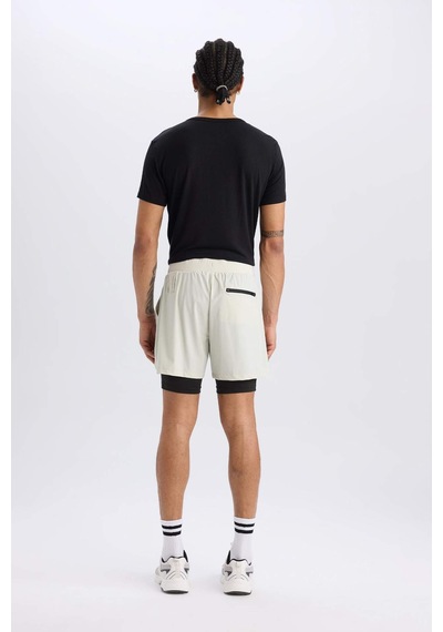 DeFactoFit Slim Fit Dar Kesim Sporcu Taytlı Şort E2759AX25SMBG810