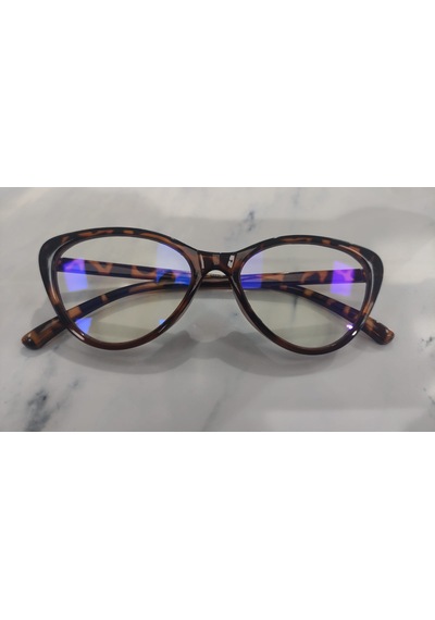Vivera Leopar C03 Kadın Mavi Işık Korumalı Ekran Cat Eyes Gözlüğü