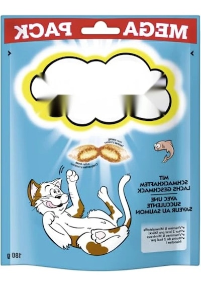 Mega Pack Somonlu Kedi Ödül Maması 180 Gr 0.75 LT - 2.5 LT - 12 KG