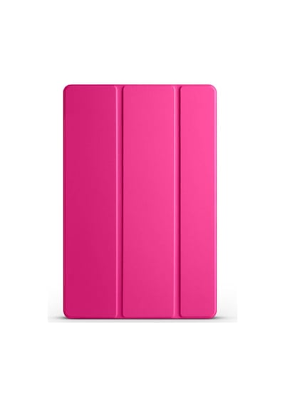 Galaxy Tab A9 Uyumlu Zore Smart Cover Standlı 1-1 Kılıf-pembe Koyu Tablet Kılıfı