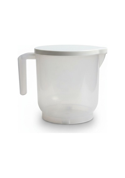 Pratik Mutfak Ölçü Kabı - 2 Litre Dereceli Şeffaf Hazne Bpa Free Mavi