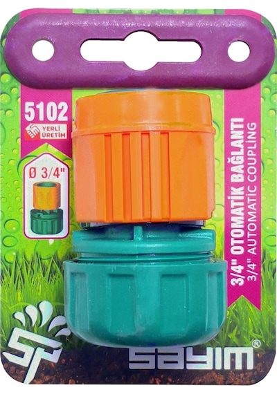 Hortum Jak Ekleme Otomatik Bağlantı 3/4"