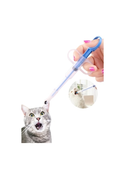 Kedi Köpek Hap Yutturma Enjektörü - Yumuşak Uçlu Hap Yutturma Aparatı