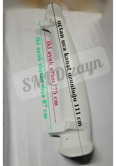 Audi A3 Hb 2006-2012 Spoiler A3 Hb Spoyler Rüzgarlık Plastik