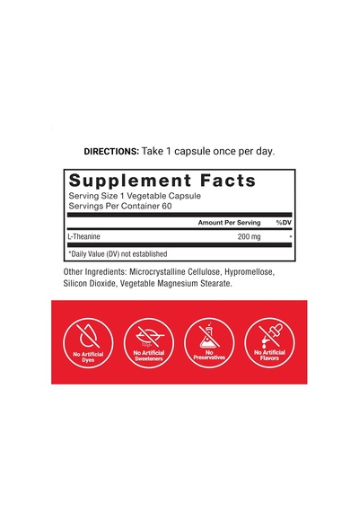 Force Factor Extra Strength L-theanine Relief, And Support