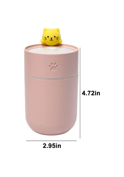 Isınan Kedi Mini Usb Sessiz Hava Nemlendiricisi Günlük Yaşam Ofis Gereci Kompakt Tasarım