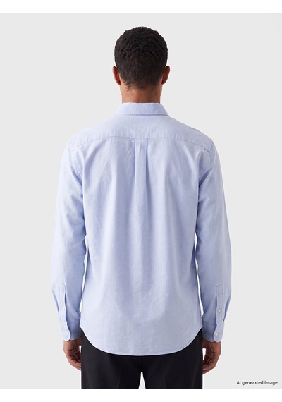 Lcw Vision Mavi Regular Fit Oxford Erkek Gömlek