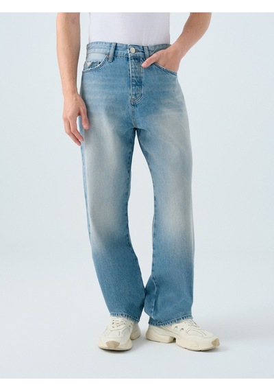 Loose Baggy Fit Erkek Pantolon Denim