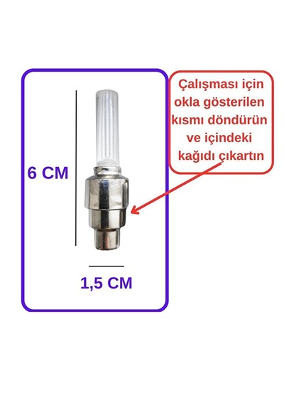 Belkis Bisiklet Sipob Işığı 2 Çift 4 Adet Hareket Sensörlü Sibop Işık Led Işıklı Bisiklet Çok Renkli