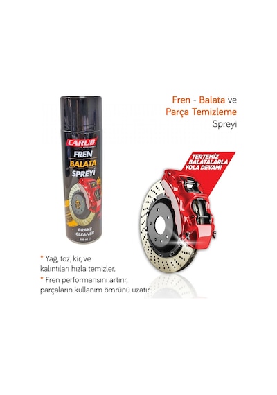 Carub Fren Balata Temizleyici Sprey 500 Ml Br0900610