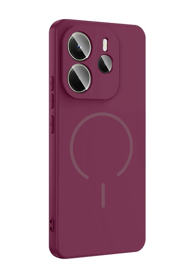 Zore Redmi Note 14 4g Kılıf M-safe Şarj Özellikli Nvth Meta Kapak - Siyah