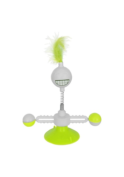 Markapet Vantuzlu Komik Dönen Kedi Oyuncağı 17 Cm 18-30 Cm Sarı