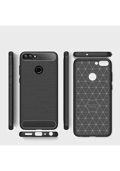 Huawei P Smart Kılıf Zore Room Silikon Kapak Gri