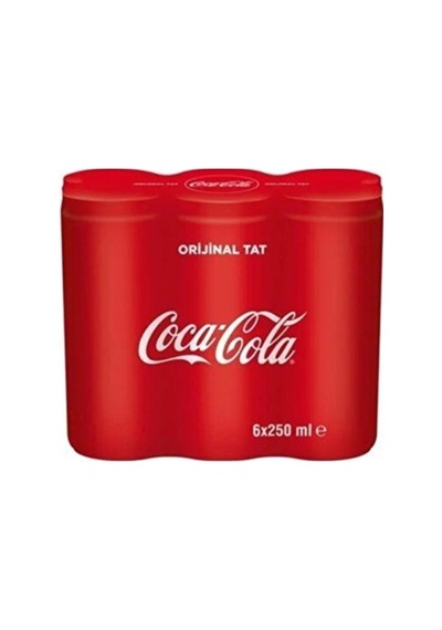Coca Cola Kutu 6 250 Ml