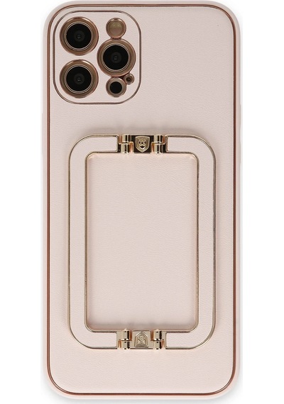 Newface - 871 - İphone 12 Pro Kılıf Coco Elit Kapak - Edntrend - - Pudra