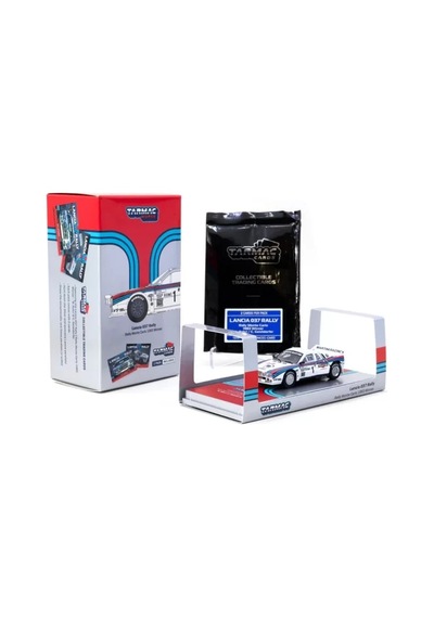 Tarmac Works 1/64 Lancia 037 Rally Rally Monte Carlo 1983 1 With Tarmac Cards