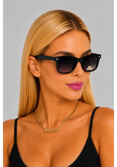 Wayfarer Yaylı Menteşe Polarize Cam Unisex Güneş Gözlüğü Çok Renkli