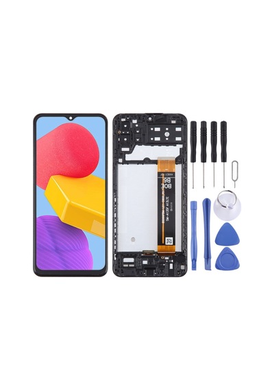 Samsung Galaxy Uyumlu M13 Sm M135f Lcd Ekran Çerçeveli +tamir Seti Aaa Katite