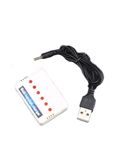 Lipo Pil 6 lı Şarj Cihazı 4 XH Beyaz-2 JST Kırmızı Soket