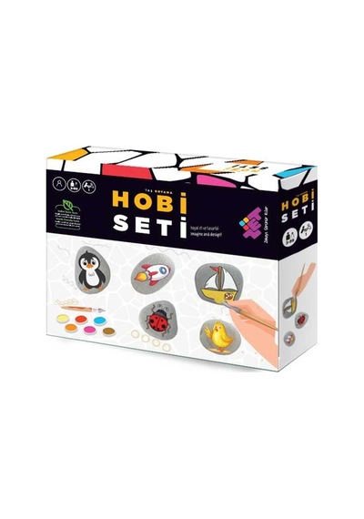Hobi Seti Taş Boyama 3+ Yaş 1+ Oyuncu