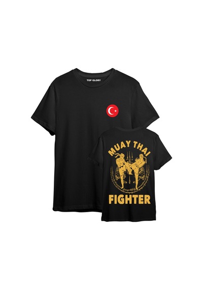 Top Glory Muay Thai Baskılı T-shirt Muay Thai Tişörtü