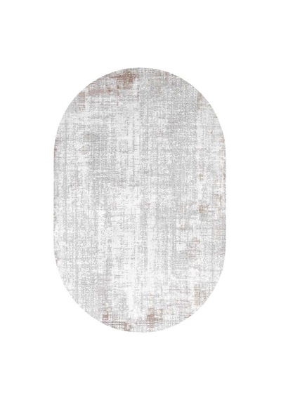Etnik Craft Madre Modern Desenli Oval Halı Md02 Bej