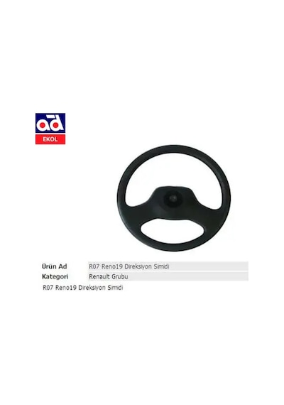 Direksiyon Simidi R19 Kapaksız 00019 Ekol