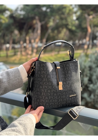 Just Polo Kadın Yeni El Ve Omuz Çantası 232055mh Yeni Siyah