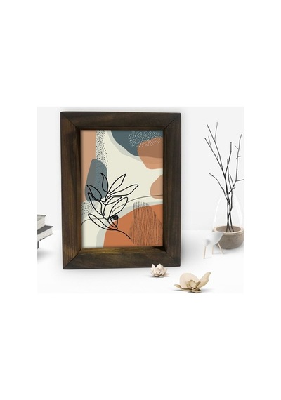 Bk Gift Dekoratif Doğal Masif Ahşap Çerçeve 15X20Cm-68