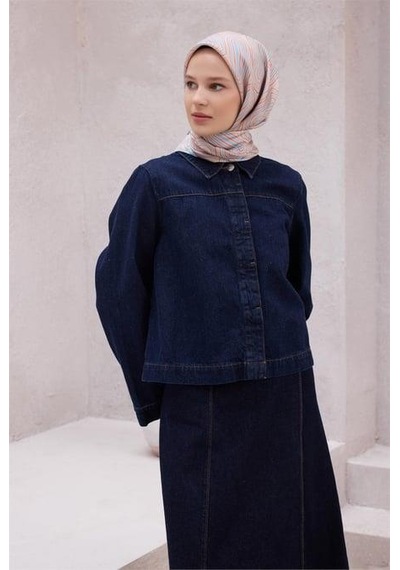 Belli Tivil Saf İpek Eşarp 4209 - 33 Bebe Mavisi Soyut Desen Mavi