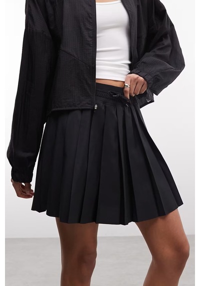 Nike Sportswear Women's Mid Rise Pleated Skirt Kadın Pileli Etek Siyah