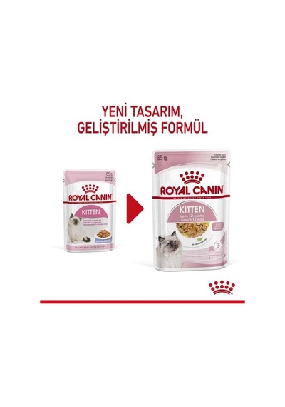 Tr Kitten Jelly Yavru Kedi Yaş Mama 85 Grx12 Ad