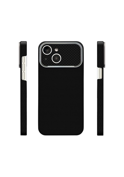 Nihcase Apple iPhone Uyumlu 15 Kılıf M-safe Şarj Özellikli Paris Zerre Sert Pc Kapak