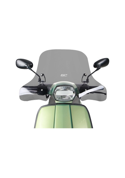 Gp Kompozit Lambretta V125 / V200 2021-2023 Uyumlu Ön Cam Füme 43 Cm
