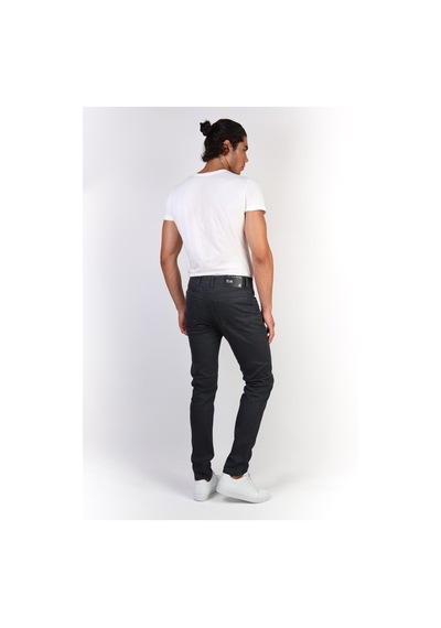 Erkek Antrasit Slim Fit Dar Kesim Esnek Likralı Denim Jeans Kot Pantolon (524238302) Antrasit