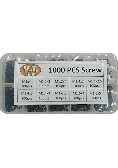 YATE10 1000x Set Telefon,Gözlük,Tablet Vida Seti Kutulu
