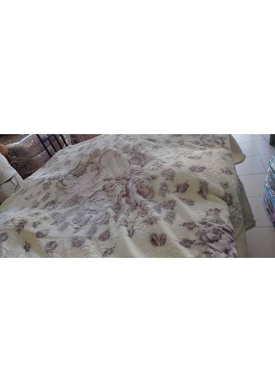 Aslan Desenli /çift Kişilik/ Lüx Battaniye/ 3 Kg / Modern / Şık / Çeyizlik Lila - Mor