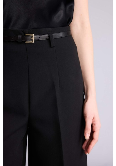 Defacto Culotte Yüksek Bel Pantolon E7242AX25SP Siyah