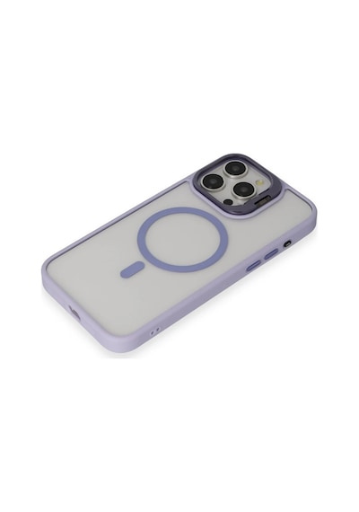 Joko - 977 - İphone 15 Pro Max Kılıf Roblox Lens Magsafe Standlı Kapak - Ece-umay - - Lila LİLA
